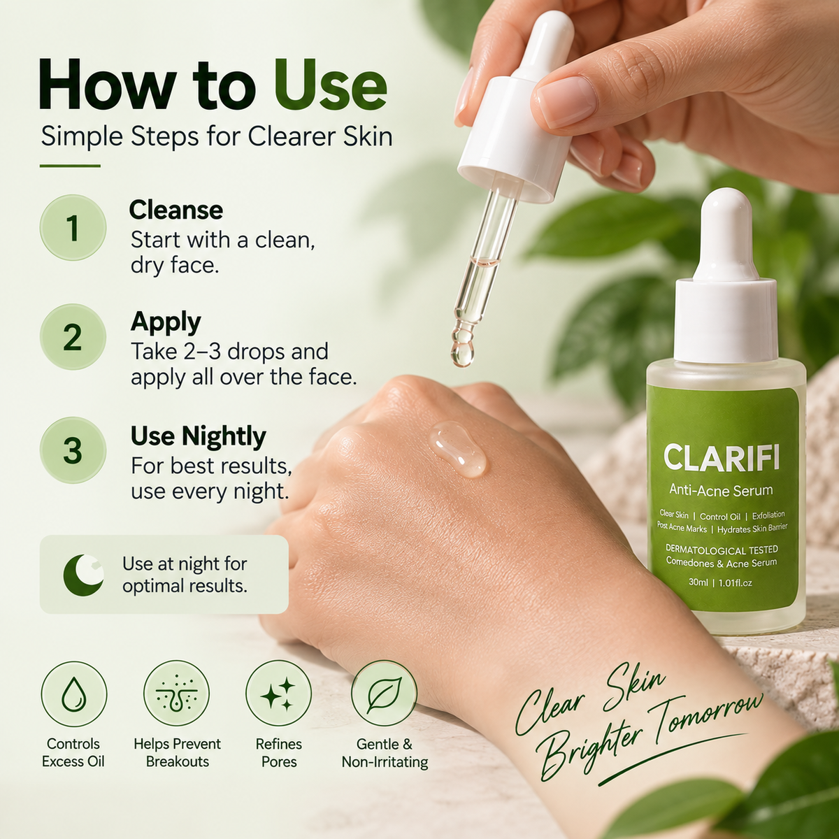 Clarifii Anti Acne Serum| For Sensitive Skin Also