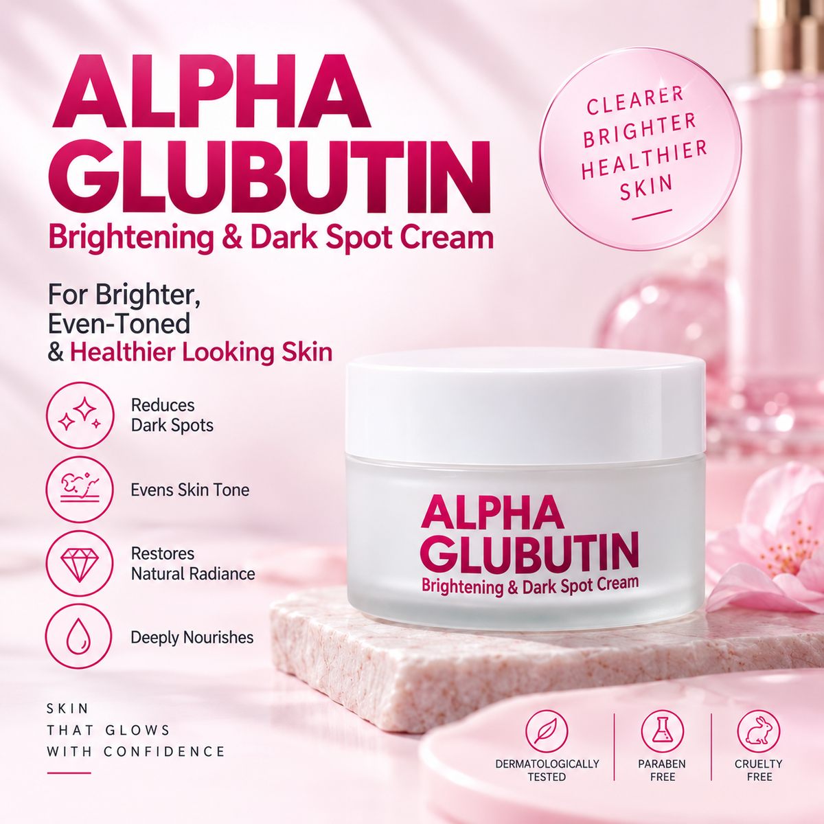 Alpha Glubutin Skin Brightening & Hyperpigmentation Cream