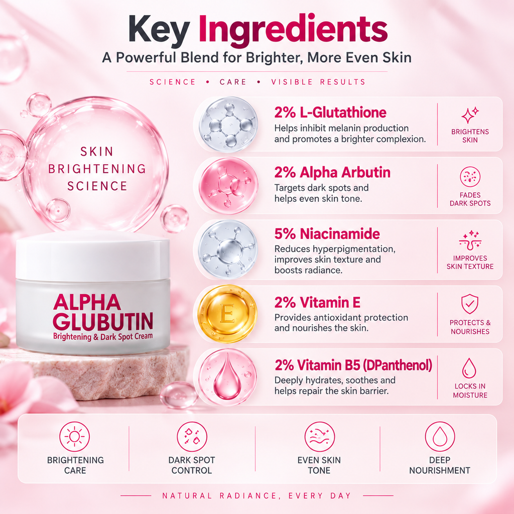 Alpha Glubutin Skin Brightening & Hyperpigmentation Cream