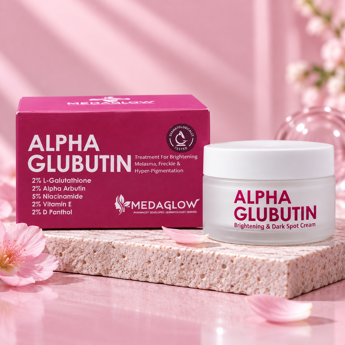 Alpha Glubutin Skin Brightening & Hyperpigmentation Cream