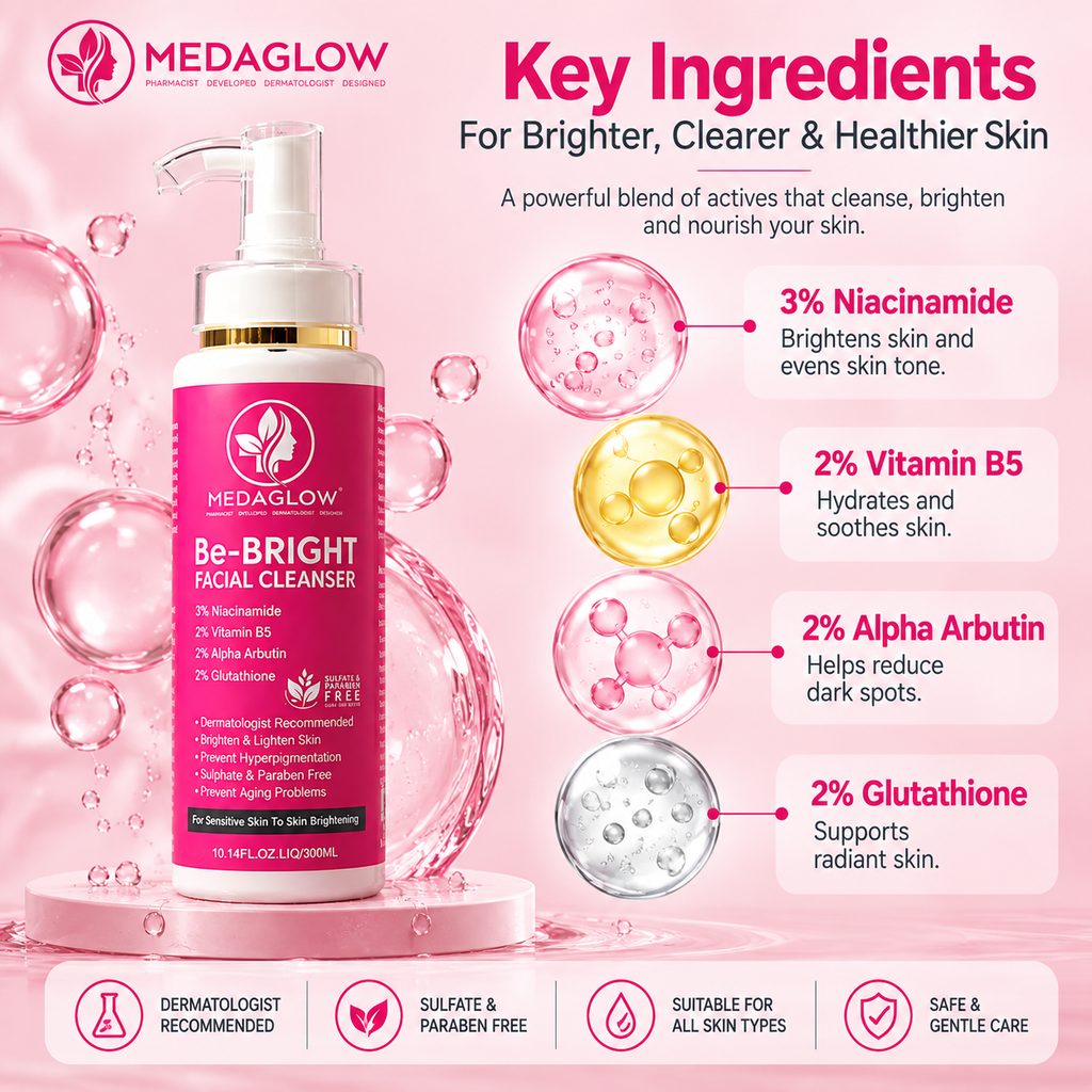Be Bright Faical Cleanser | For Sensitive Skin Also